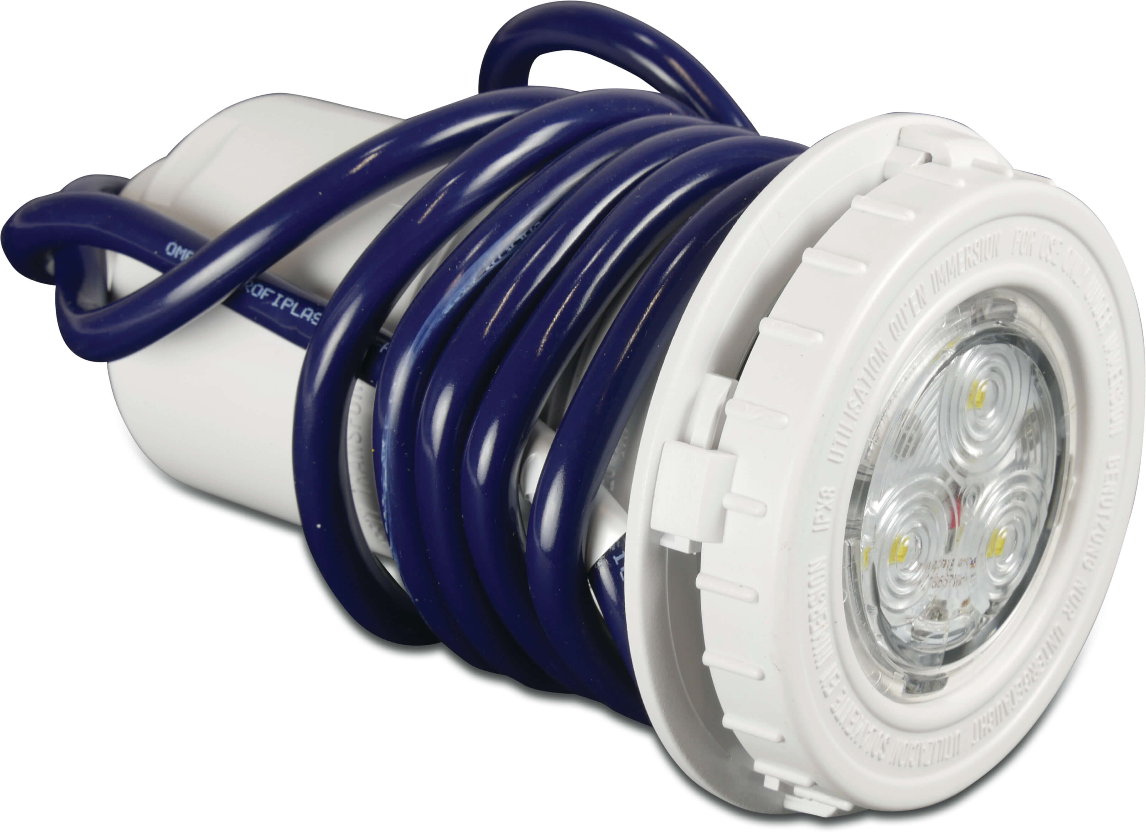 Hayward Schwimmbad LED Lampe Kunststoff 12VAC Weiß Typ CrystaLogic Mini Weiß 18W