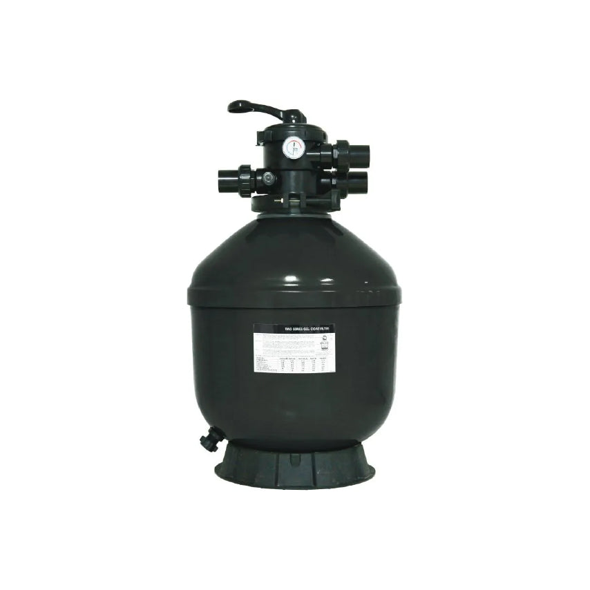 Flotide Sandfilter Polyester Gel-beschichtet 63 mm / 2" Metrisch/Imperial Klebemuffe 2,5bar Grau