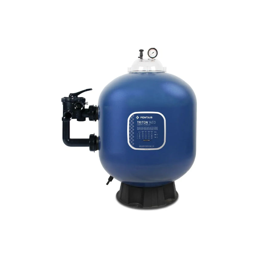 Pentair Sandfilter Polyester glasfaserverstärkt 2" Innengewinde 3,5bar Blau type Triton® F-36S8-NEO