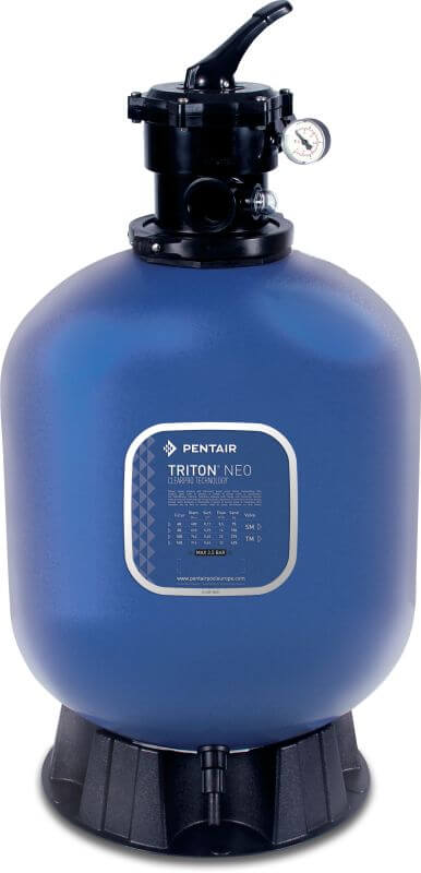 Pentair Sandfilter Polyester glasfaserverstärkt 2" Innengewinde 3,5bar Blau Typ Triton®