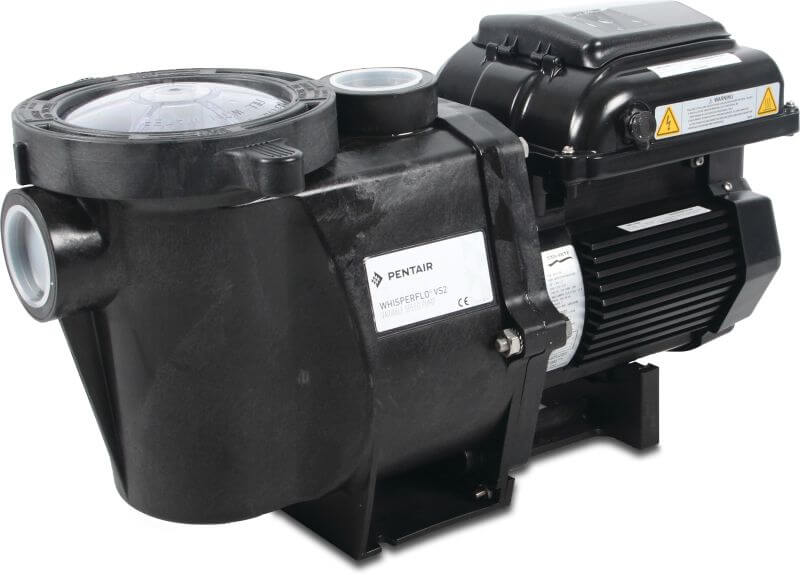 Pentair Schwimmbadpumpe 2" Innengewinde 230VAC Schwarz Typ WhisperFlo VS2m 1,5PS