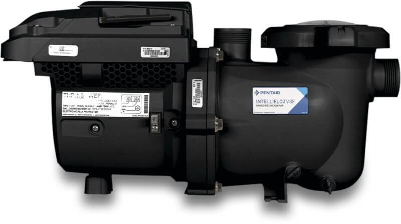 Pentair Schwimmbadpumpe 63/75 mm Klebemuffe 11,2A 230VAC Schwarz Typ IntelliFlo3®