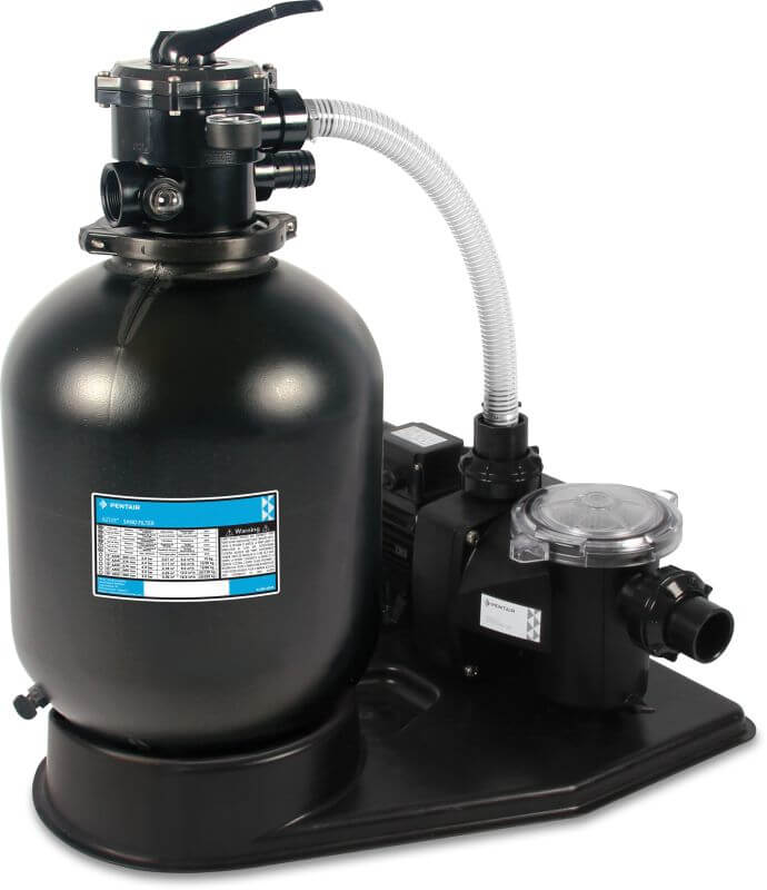 Pentair Filtersatz PE 50 mm Klebemuffe 2bar 5,5A 230VAC Schwarz