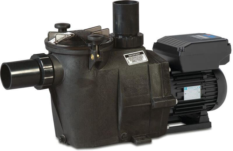Sta-Rite Schwimmbadpumpe 1 1/2" Innengewinde 230VAC Schwarz Typ Supermax S5P1RD-1P 0,75PS
