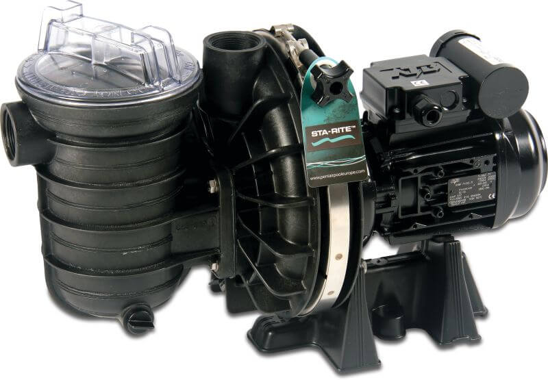 Sta-Rite Schwimmbadpumpe 1 1/2" Innengewinde 400VAC Schwarz Typ P-STR-153E3 1,5PS