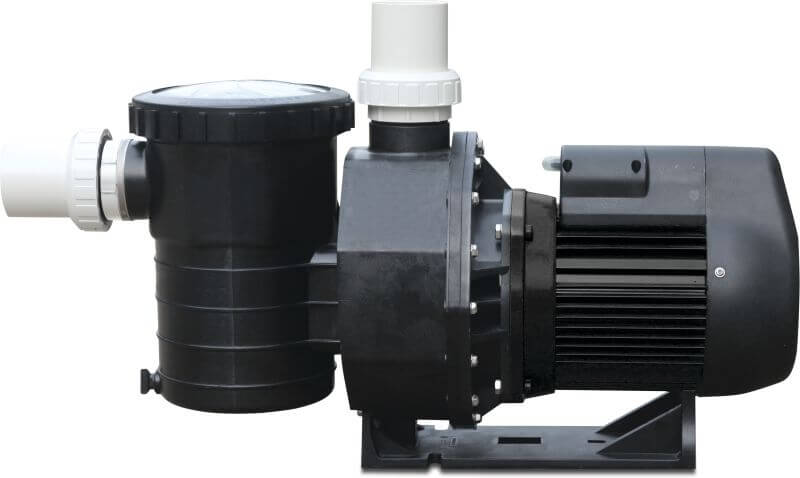 Flotide Schwimmbadpumpe 63 mm / 2" Metrisch/Imperial Klebemuffe 10,5A 400VAC Schwarz Typ SB30T