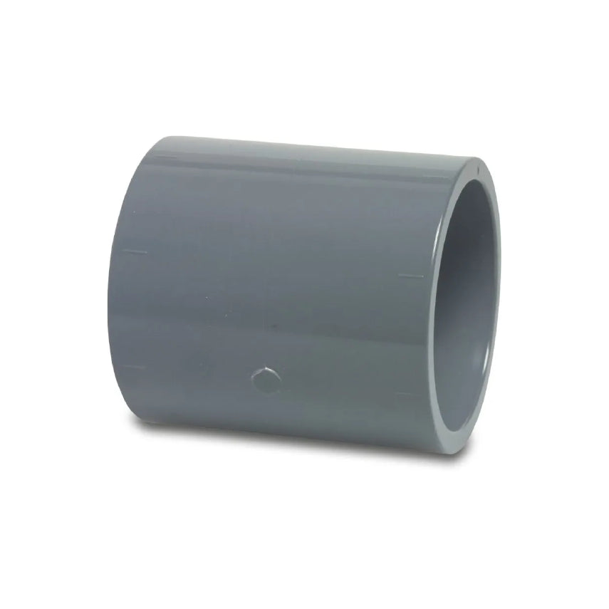 Profec Muffe PVC-U 63 mm Klebemuffe 16bar Grau