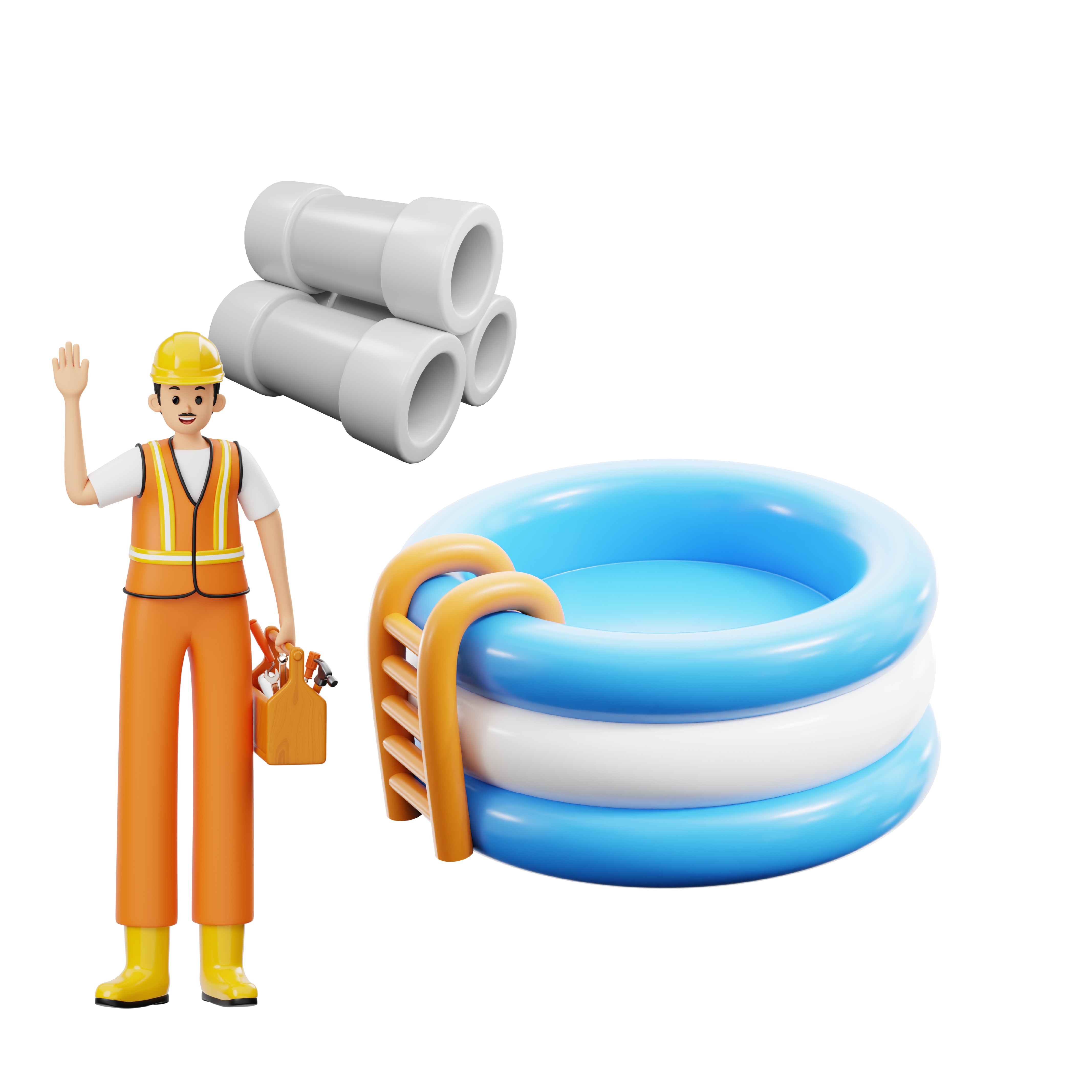 5 - Installation von Drainage & Schacht (ohne Schmutzwasserpumpe)